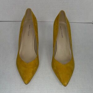 Marc Fisher Caitlin pumps Mustard Yellow pointed toe 9.5
